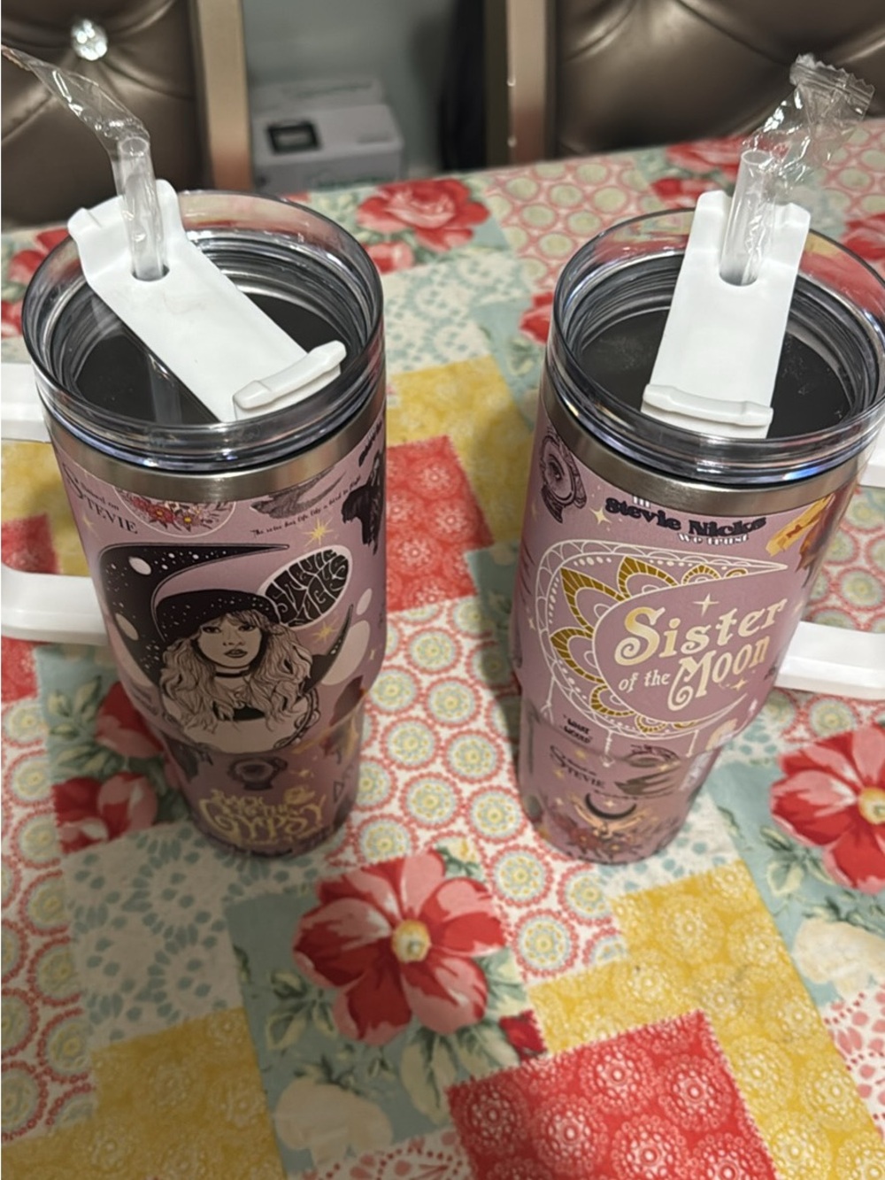 Sister of the Moon Pink Graphic Travel Mug Set - Picture 2 of 3